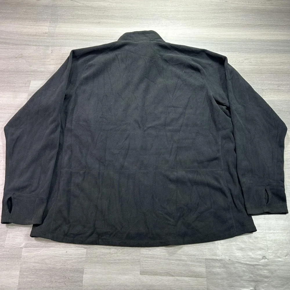 The North Face Pullover Mens 2XL Black 1/4 Zip Fleece Hiking Top Performance